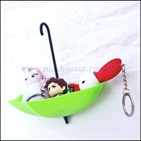 3pcs/set Cute Umbrella Wall Mount Key Holder Wall Hook Hanger Organizer Durable Wall hooks bathroom kitchen Umbrella Wall Hook